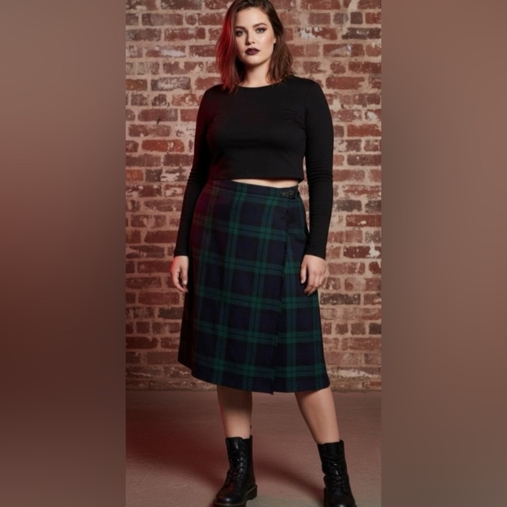 Laird-Portch Of Scotland Tartan Plaid Skirt